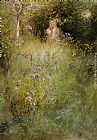 Famous Meadow Paintings - A Fairy, or Kersti, and a View of a Meadow